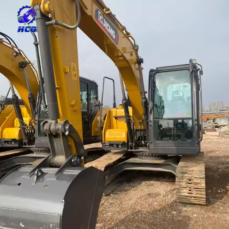 Used excavator live video inspection second-hand XCMG105GA excavator in good condition