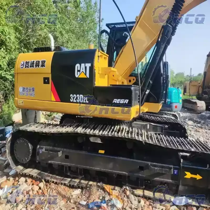 Used CAT 323D2L excavator secondhand Caterpillar 323 digger construction machinery