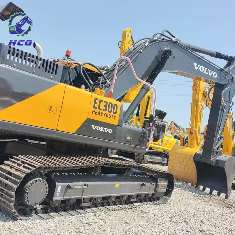 Melhor escavadeira usada para operações de mineração, Escavadeira Volvo EC300 usada para construção e mineração de grande porte.