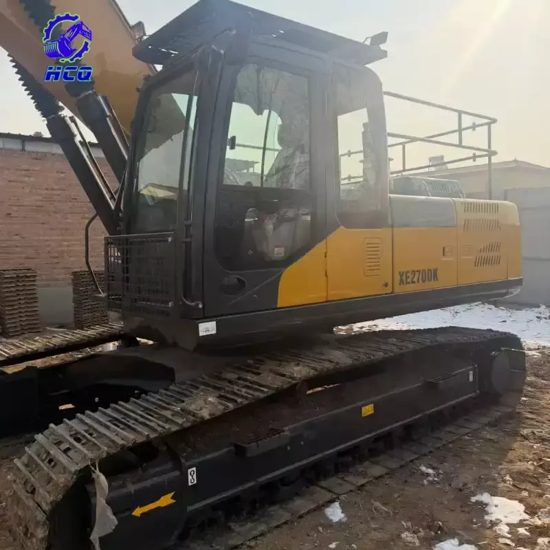 Какой размер экскаватора мне нужен? XCMG XE270DK — средне-крупный подержанный экскаватор для дорожного и строительного строительства.
