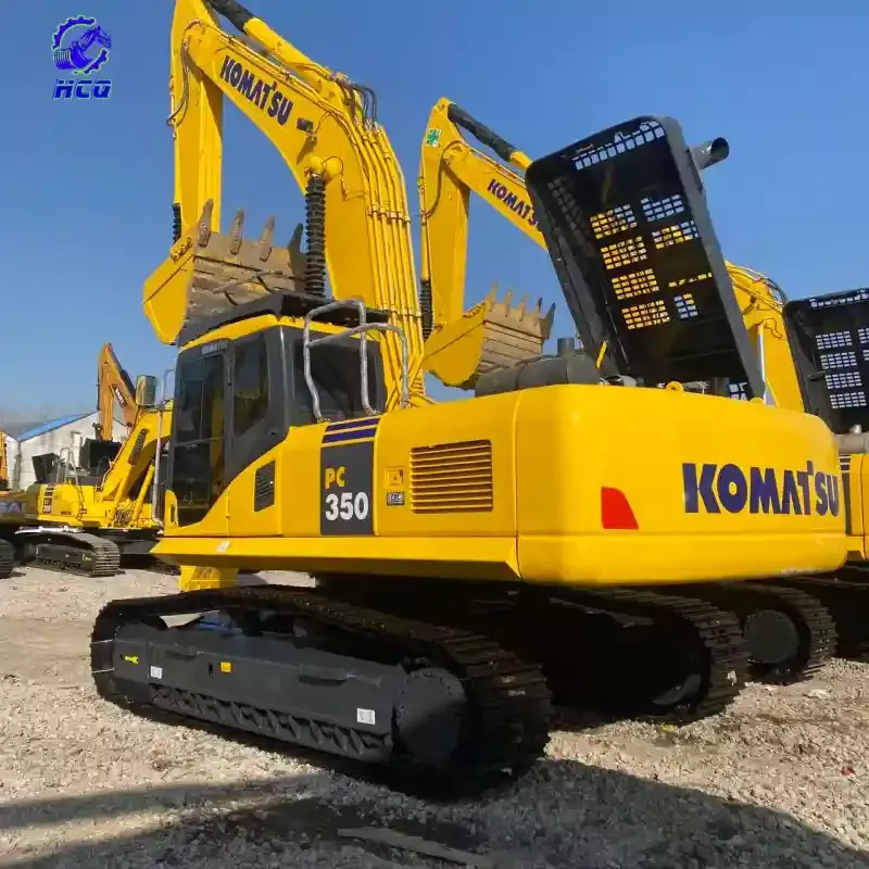 Japanese used excavator Komatsu PC350 heavy construction machinery for sale