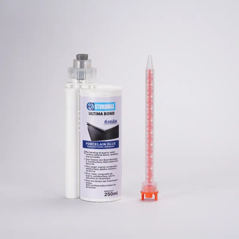 Fornecedor de cola adesiva para pedra sinterizada em cartucho de 250ml