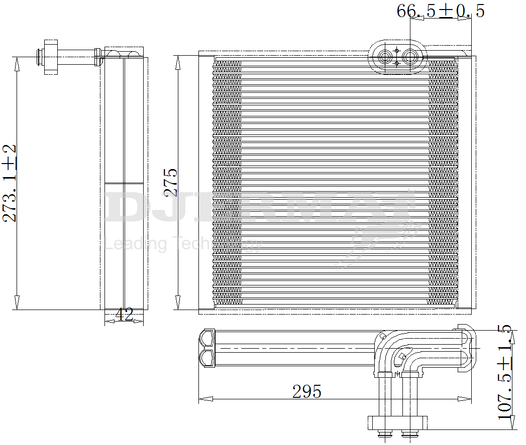 EV939751PFC AC Evaporator Core 8850106080 Evaporator Parallel Flow for Lexus ES300h/Toyota Avalon 16-
