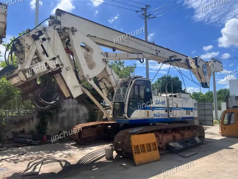 used Soilmec drilling rigs SR65