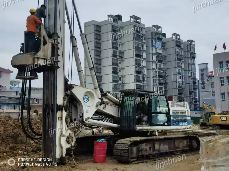 used Soilmec drilling rigs SR70