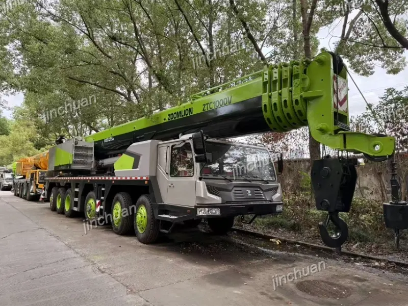 Used ZOOMLION ZTC1000V 100ton crane