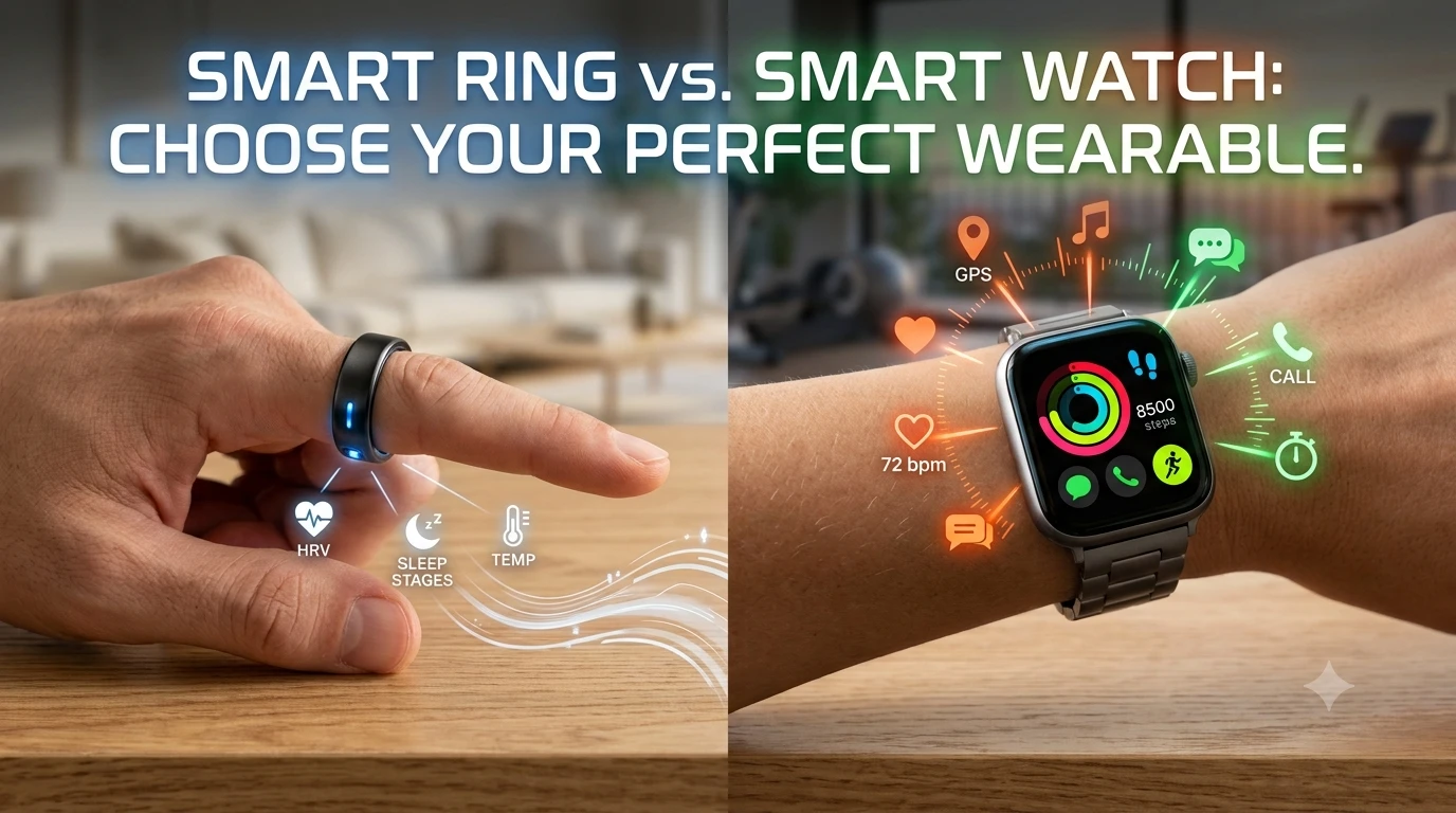 AI Smart Ring vs. Smartwatch: Which Wearable Fits Your Brand’s Product Line?