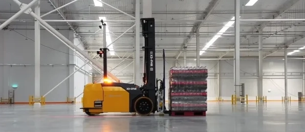 counterbalanced AGV in Beverage