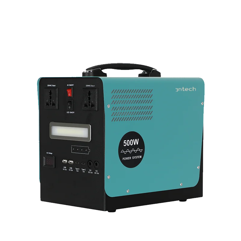 Portable power station 500W for outdoor camping