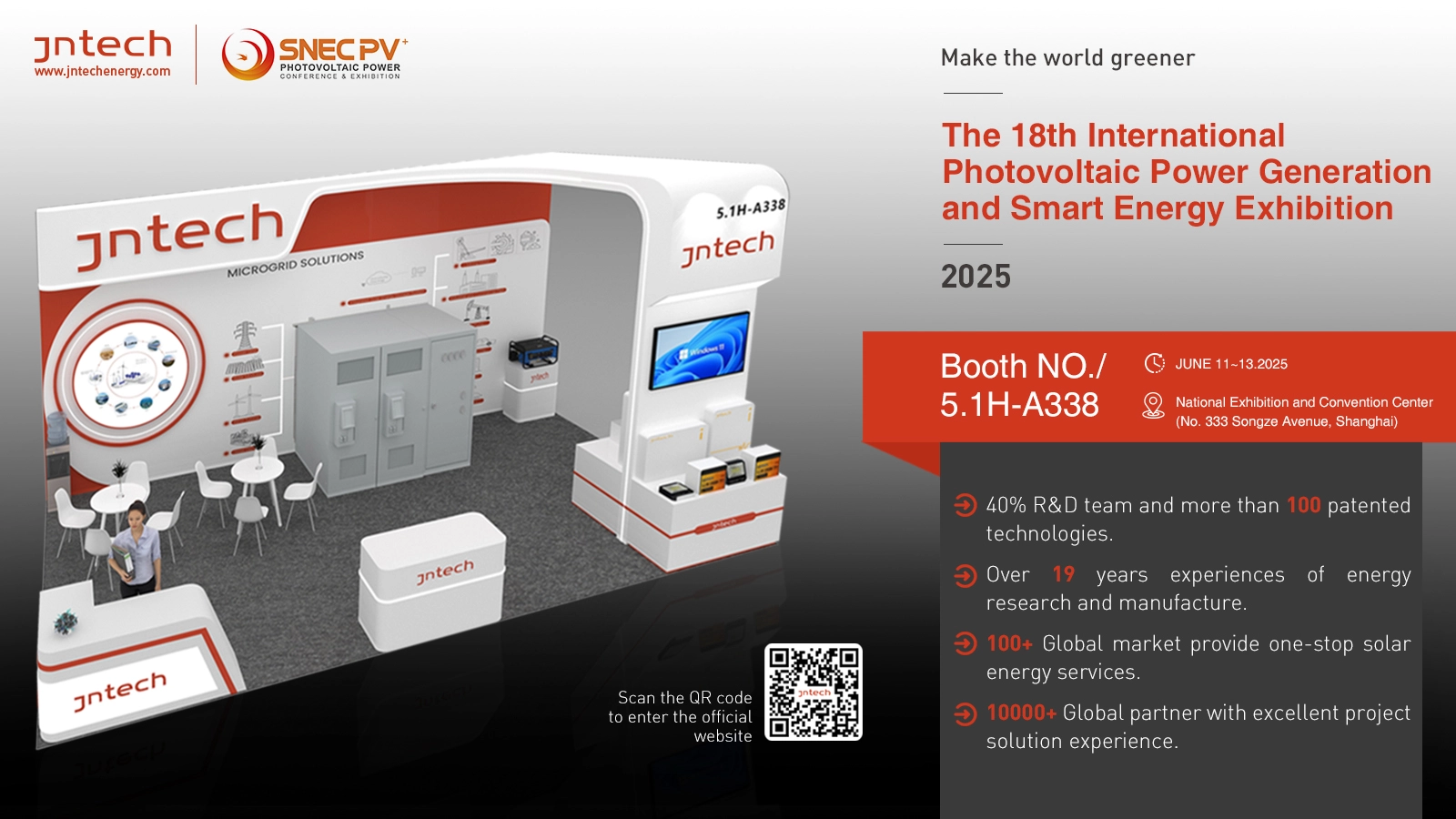 JNTech Industrial Energy Storage Cabinet at SNEC PV+ 2025 - Modular ESS for Factories & Businesses