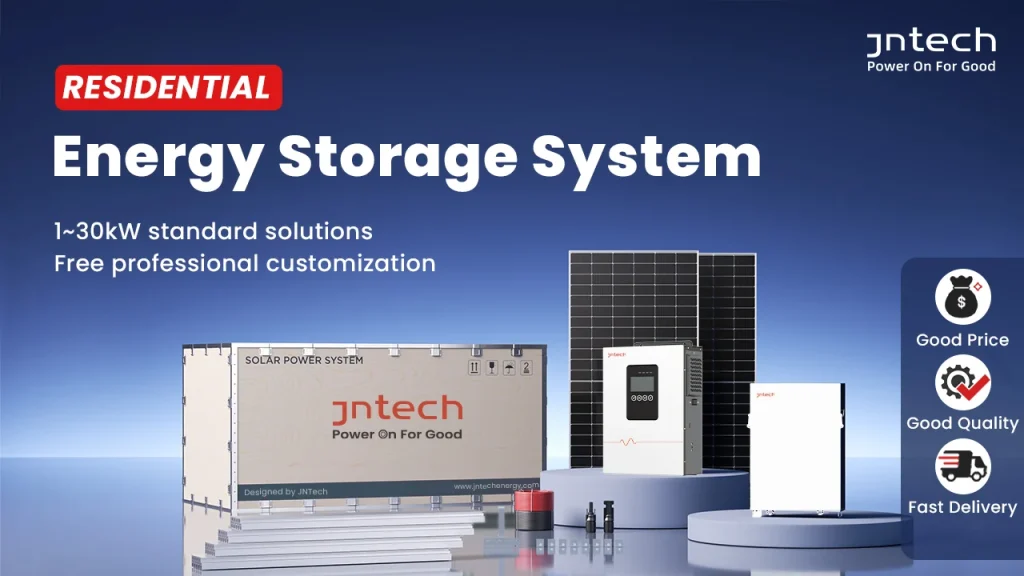 JNTech residential solar energy storage system solution 1kw 5kw 6kw 8kw 12kw