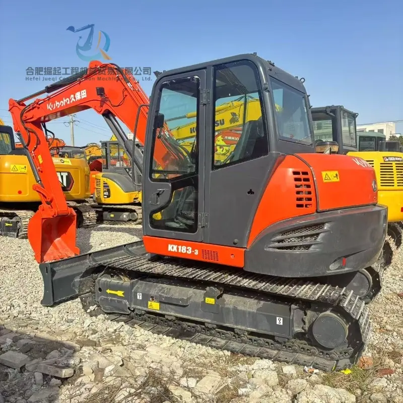 Brand Used Kubota KX183-3 Small Digging Machine Sand Digging Equipment Global Supply (1)