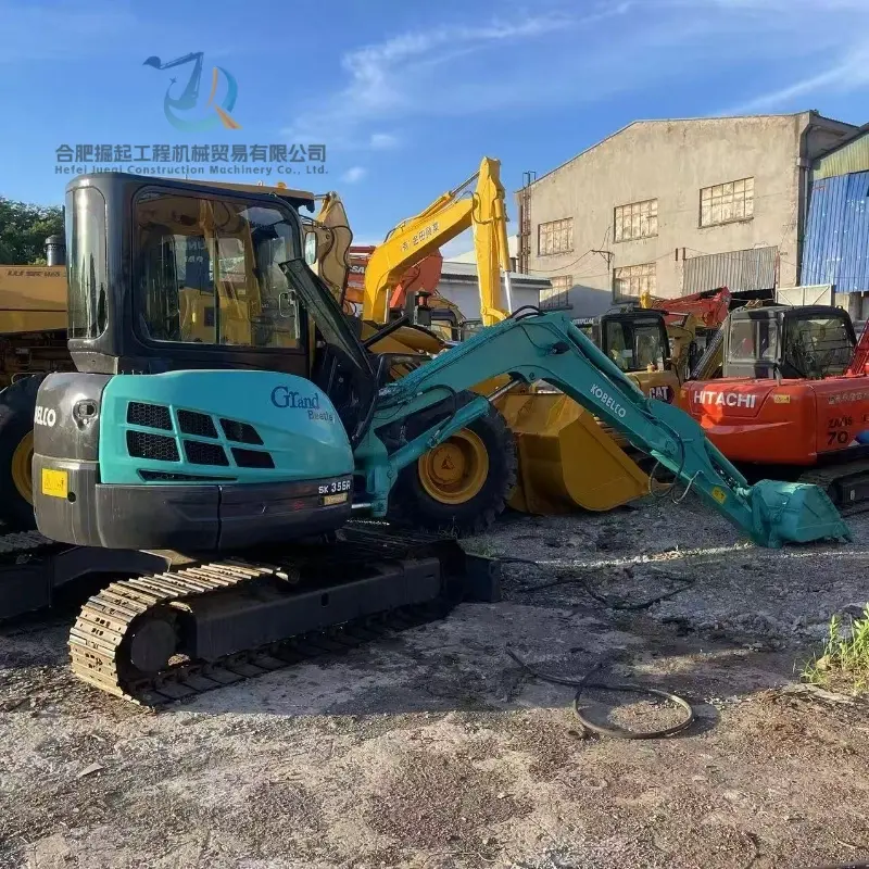 Компактный мини-экскаватор KOBELCO SK35SR Машина Низкая цена Б/у