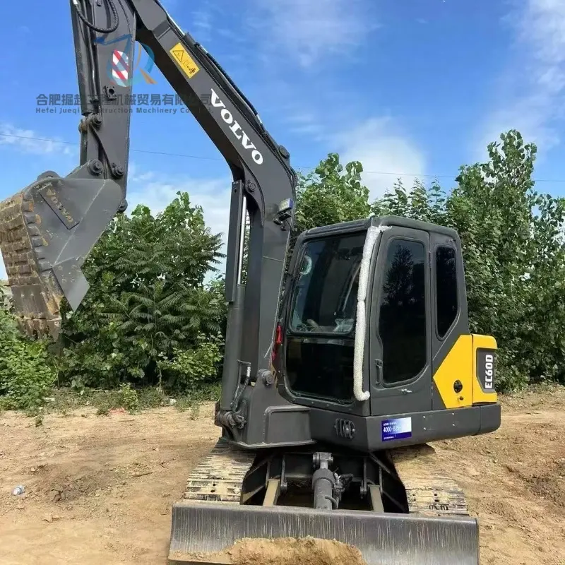 Compact Mini Excavator Used VOLVO EC55 Equipment For Sale