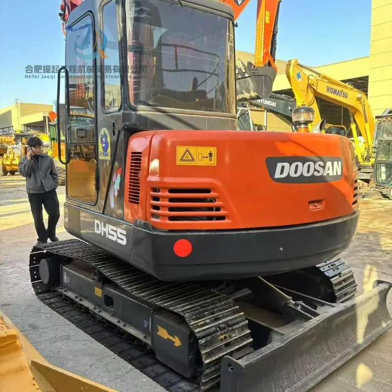 Compact Mini Used Excavator DOOSAN DH55 Hydraulic Machine Second-Hand Hot
