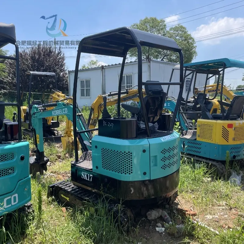 Компактный б/у мини-экскаватор Kobelco SK17 Низкая цена на б/у экскаватор