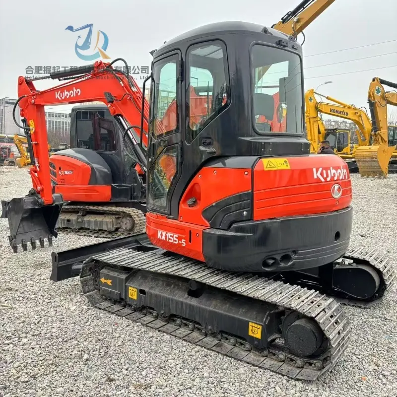 Competitive Price Original Kubota KX155 Small Crawler Excavator Used Agricultural Equipment (1)