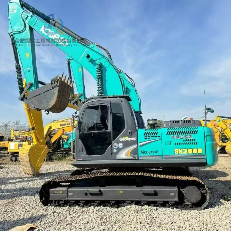 Конкурентный подержанный гидравлический экскаватор KOBELCO SK200D Машина Горячая Распродажа
