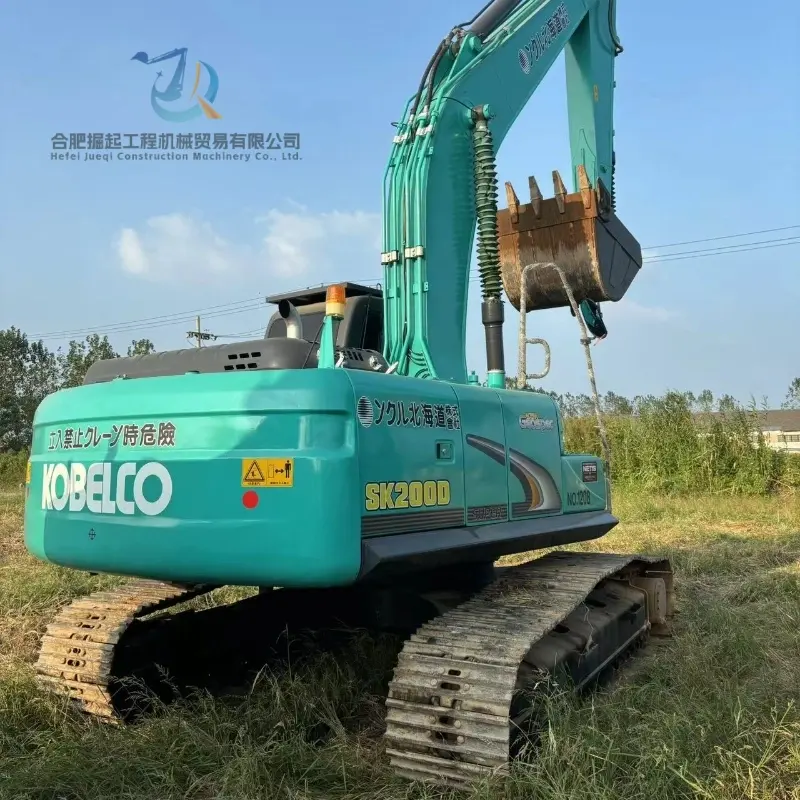 Конкурентоспособная цена Экскаватор Kobelco SK200 Мощные экскаваторы б/у на продажу