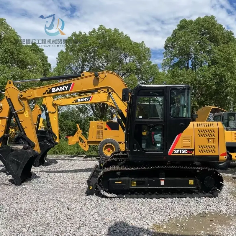 Crawler Excavator SANY SY75C Pro Used Machine Competitive Price Supplier