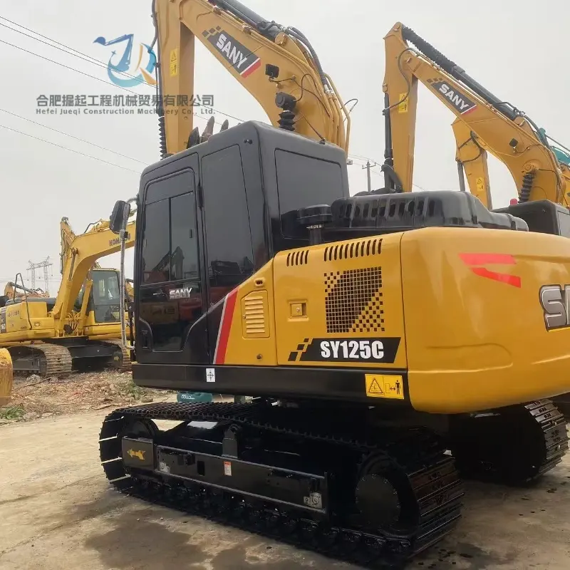 Durable Second-hand Sany SY135C Excavator Powerful Used Digger Global Supply