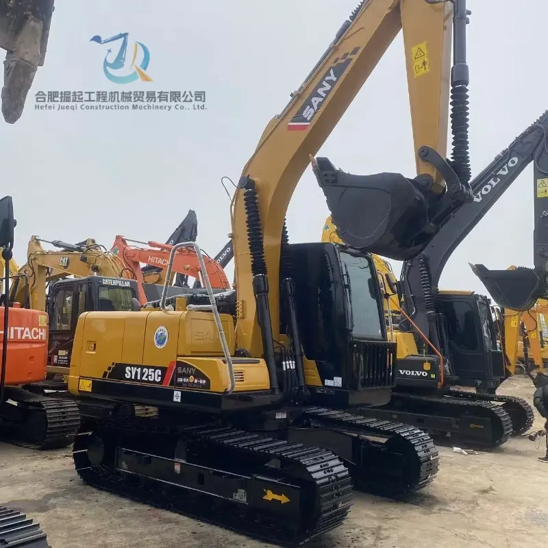 Durable Second-hand Sany SY135C Excavator Powerful Used Digger Global Supply