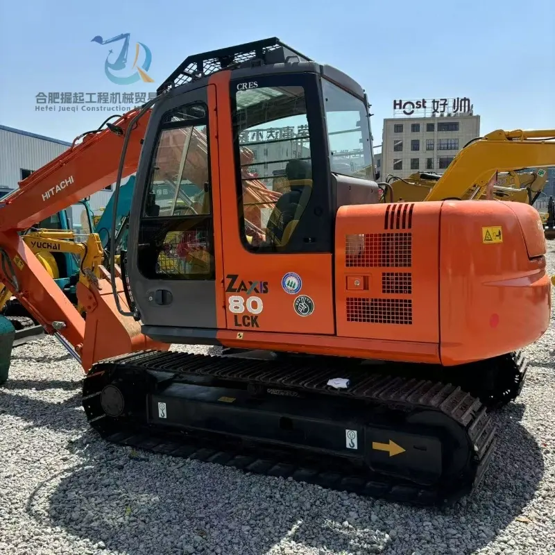 Durable Used Crawler Excavator HITACHI ZX80 Equipment Competitive Price