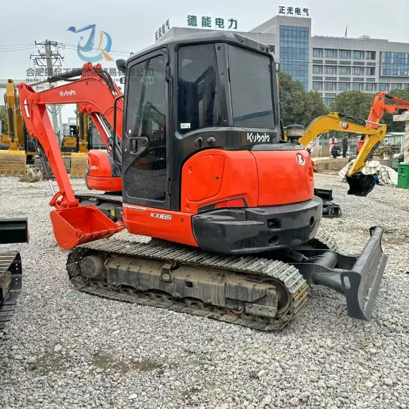 Good Condition Kubota KX165 Compact Excavator Second-hand Engineering Machinery for Sale (1)