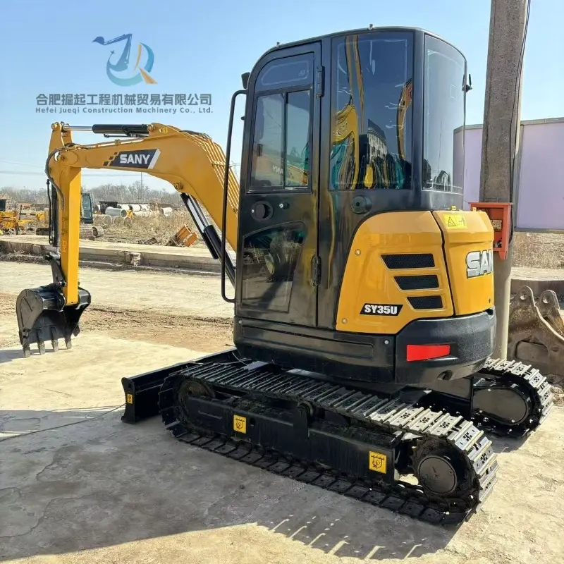 Good Condition Second Hand Sany SY35U Small Digger Hot Used Small Excavator Supplier
