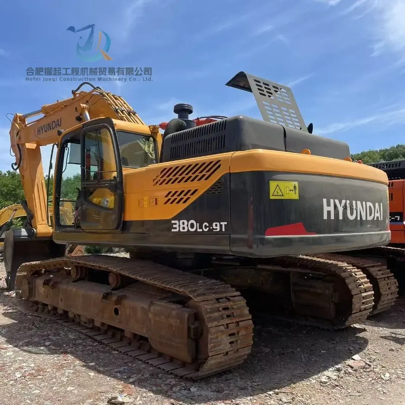 Высокая производительность Hyundai 380lc-9T большой гусеничный экскаватор бывшее в употреблении оборудование на продажу
