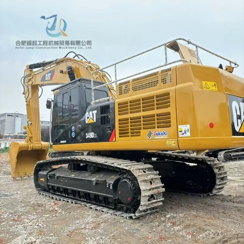 High Cost Performance Second Hand CAT 349D2L Heavy Excavator