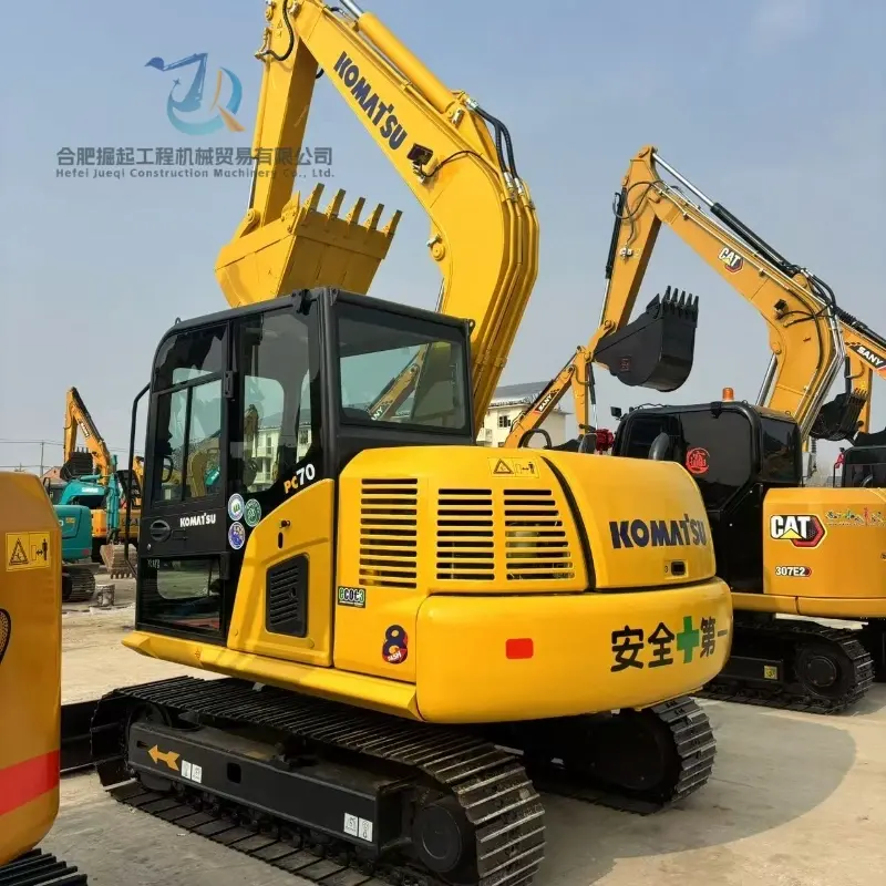 High Efficiency Komatsu PC70-8 Mini Excavator Used Sand Digging Competitive Price