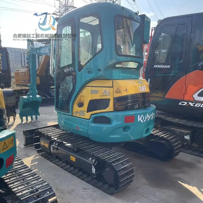 High Performance Used Kubota U35 Small Digger Equipment Competitive Price Supplier (1)