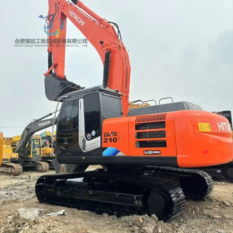 Hot Sale Second Hand Hitachi ZX210 Excavator Equipment Powerful Used Digger Solution