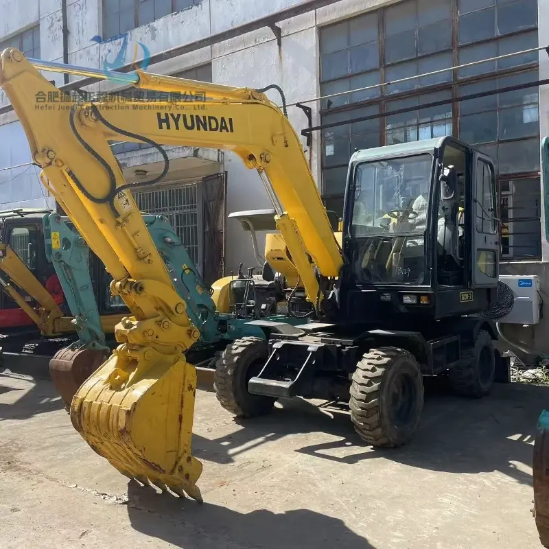 Горячая продажа б/у Hyundai 60w-7 Мини Гусеничный Экскаватор Хорошее Состояние Конкурентоспособная Цена Поставщик