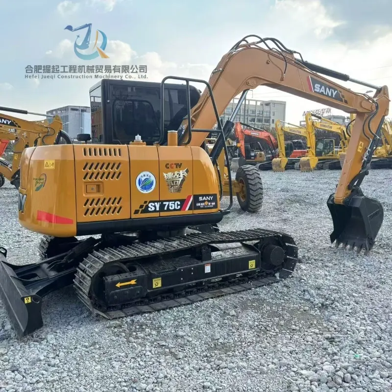 Hot Sale Used Sany SY75C Excavator High-quality Used Construction Equipment For Sale