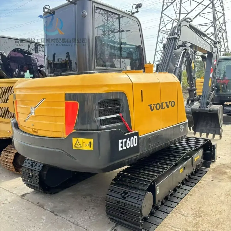Hot Sale Used Volvo EC60D Mini Hydraulic Excavator High Cost Performance for Sale