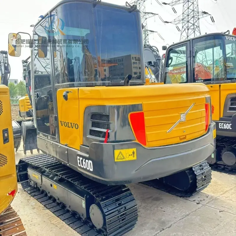 Hot Sale Used Volvo EC60D Mini Hydraulic Excavator High Cost Performance for Sale