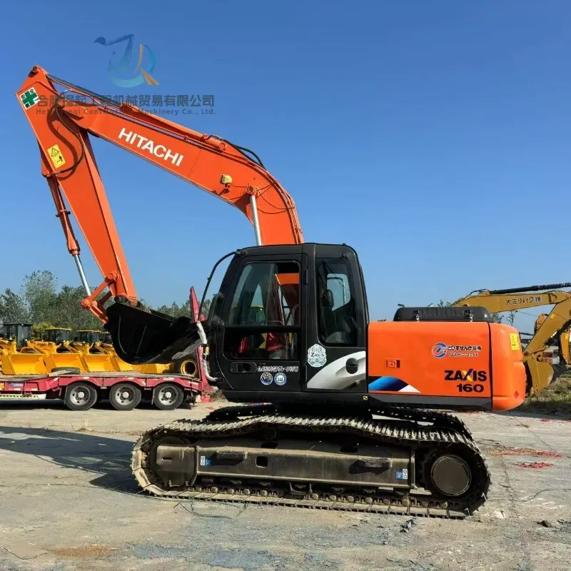 Low Price Second Hand Hitachi ZX160 Hydraulic Excavator Durable Used Excavator For Sale