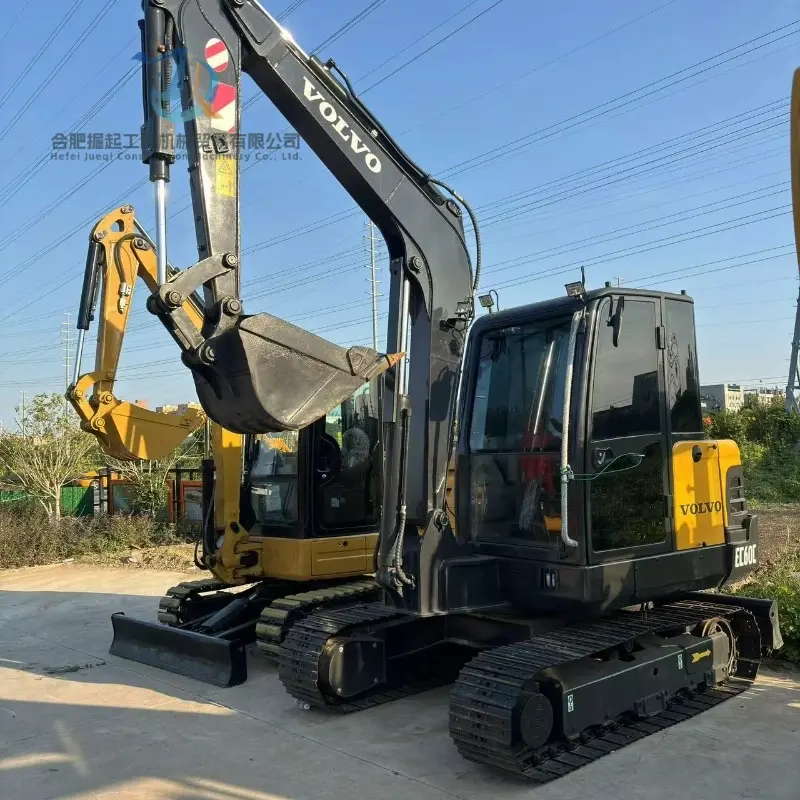 Low Price Second-hand Volvo EC60C Compact Crawler Excavator Good Condition Global Supplier