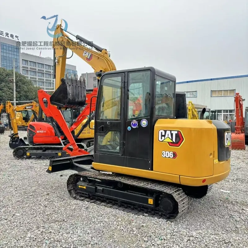 Mini Hydraulic Used Excavator CAT 306 Compact Equipment Low Price
