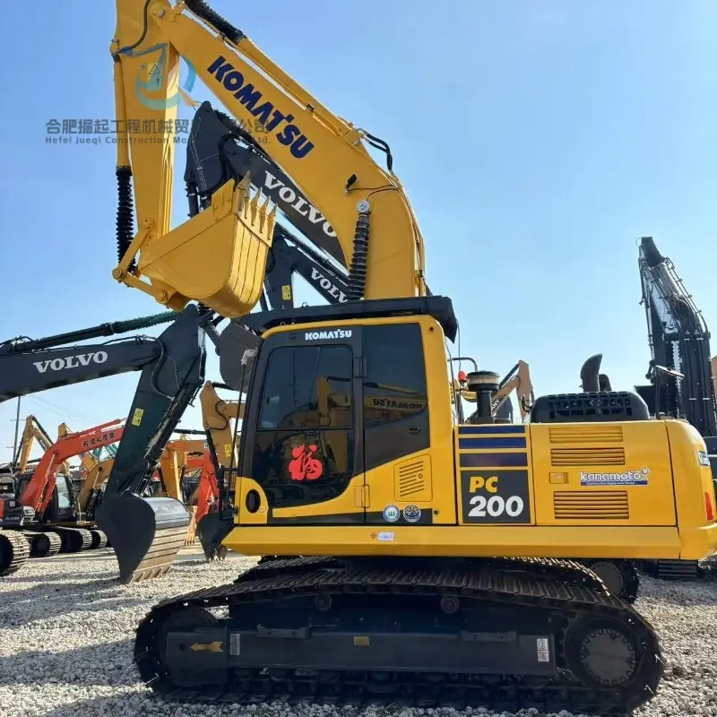 Original Second Hand Komatsu PC200-8 Crawler Excavator Global Supply