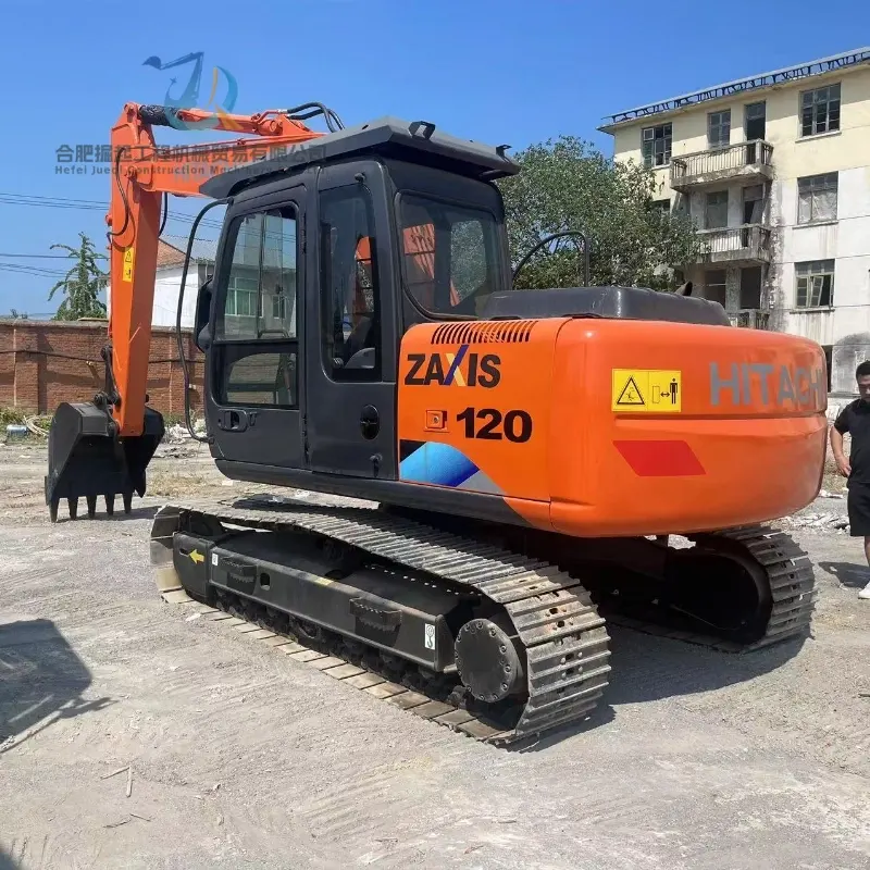 Powerful Used Hitachi ZX120 Medium Excavator Engineering Equipment