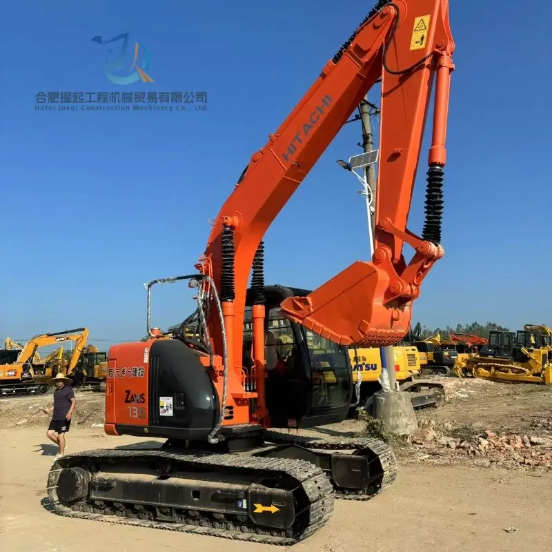Мощный экскаватор Hitachi ZX135US в хорошем состоянии, б/у, глобальная поставка