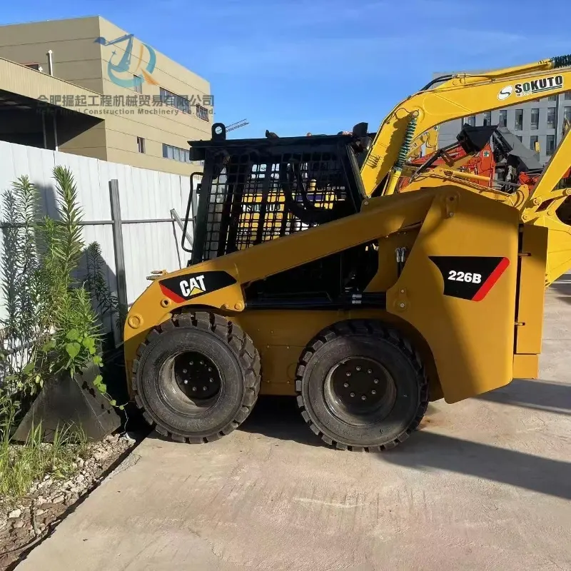 Skid Steer Loader Used CAT 226B Compact Machine High Cost Performance