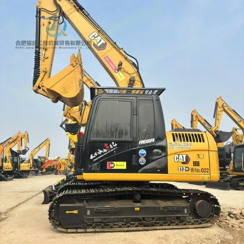 Used CAT 312GC Medium Excavator Original Construction Equipment For Sale