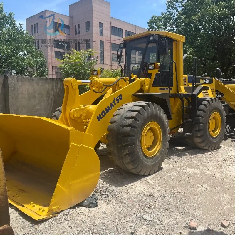 Used Construction Loader KOMATSU WA470 Machine Durable For Sale