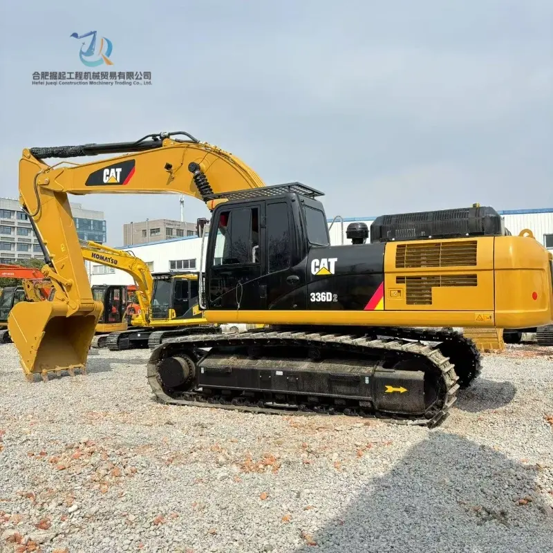 Escavadeira de esteira CAT 336D2 original usada e de alto desempenho e custo-benefício