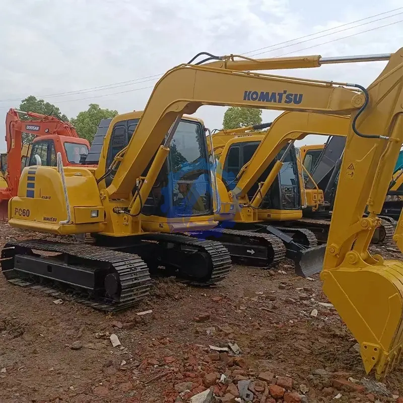 Hot-selling 90% New 6 ton Small Second-hand Digger Used Komatsu PC60 Excavator