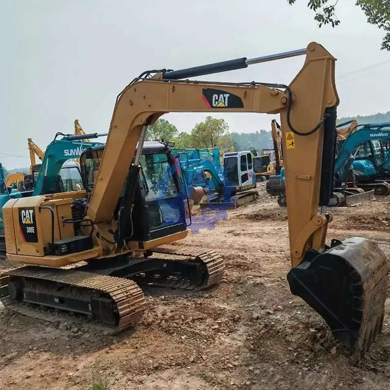 حفارة صغيرة مستعملة من نوع Cat 308E سعة 8 طن بسعر منخفض، حفارة مجنزرة من نوع Cat308